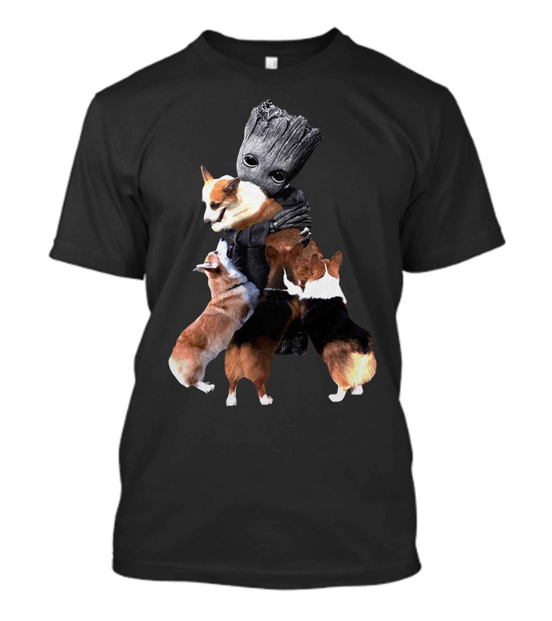 Corgi Hug Guardians T-Shirt