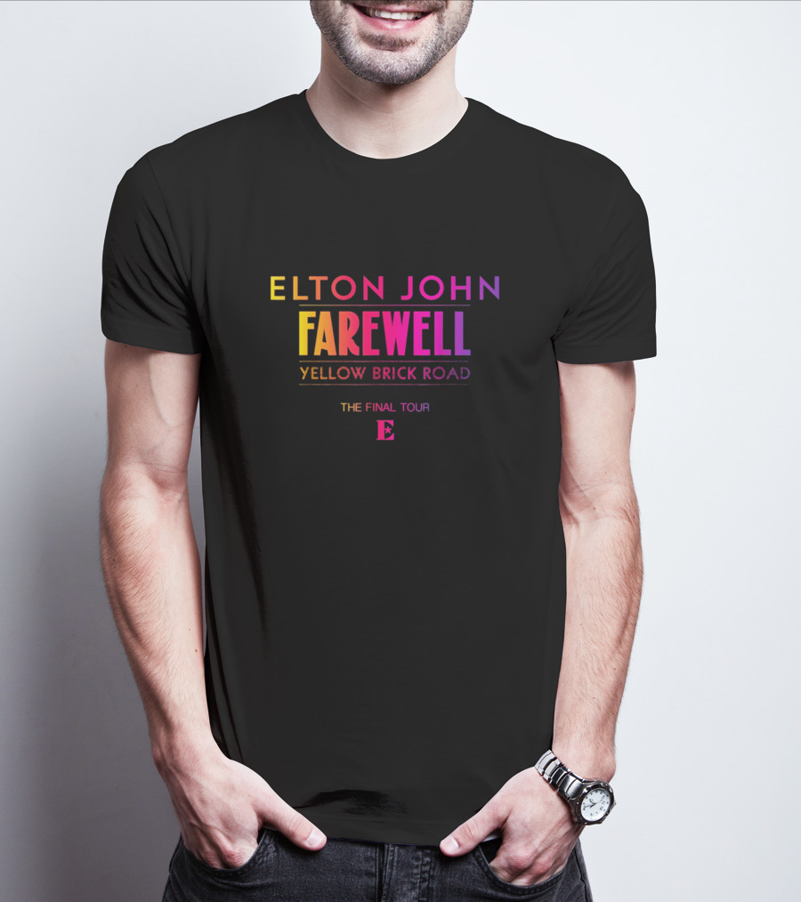 Elton John Farewell Yellow Brick Road Final Tour T-Shirt