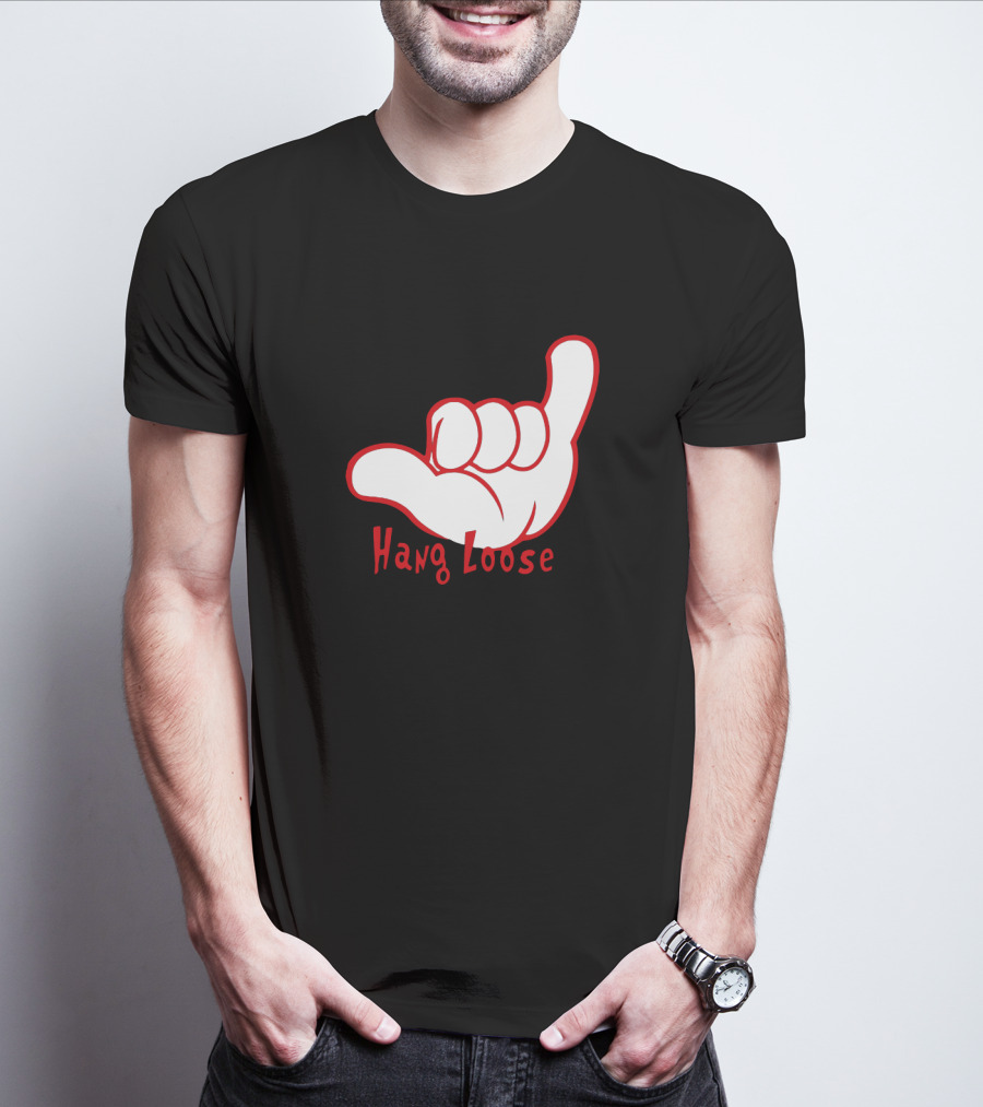 Hang Loose Shaka Hand Gesture Beach Vibes T-Shirt