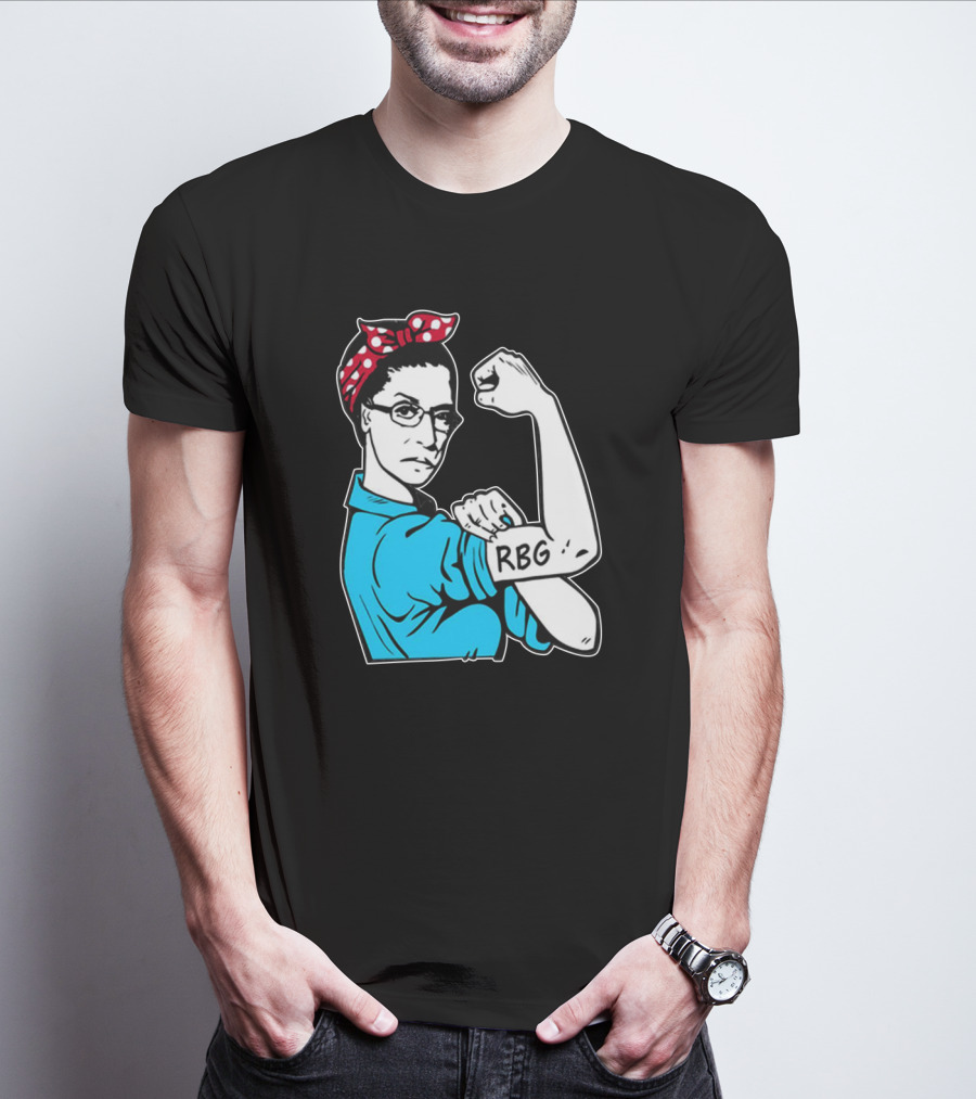 RBG Unbreakable Ruth Bader Ginsburg Feminist Icon Dissent Rosie The Riveter T-Shirt