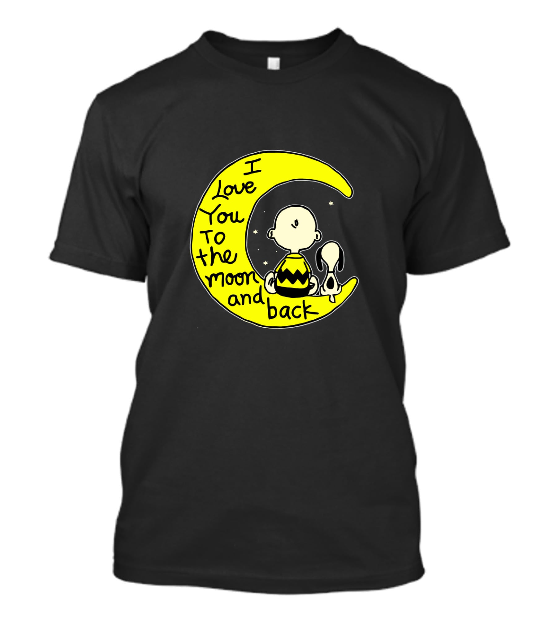 I Love You To The Moon And Back Snoopy Charlie Brown T-Shirt