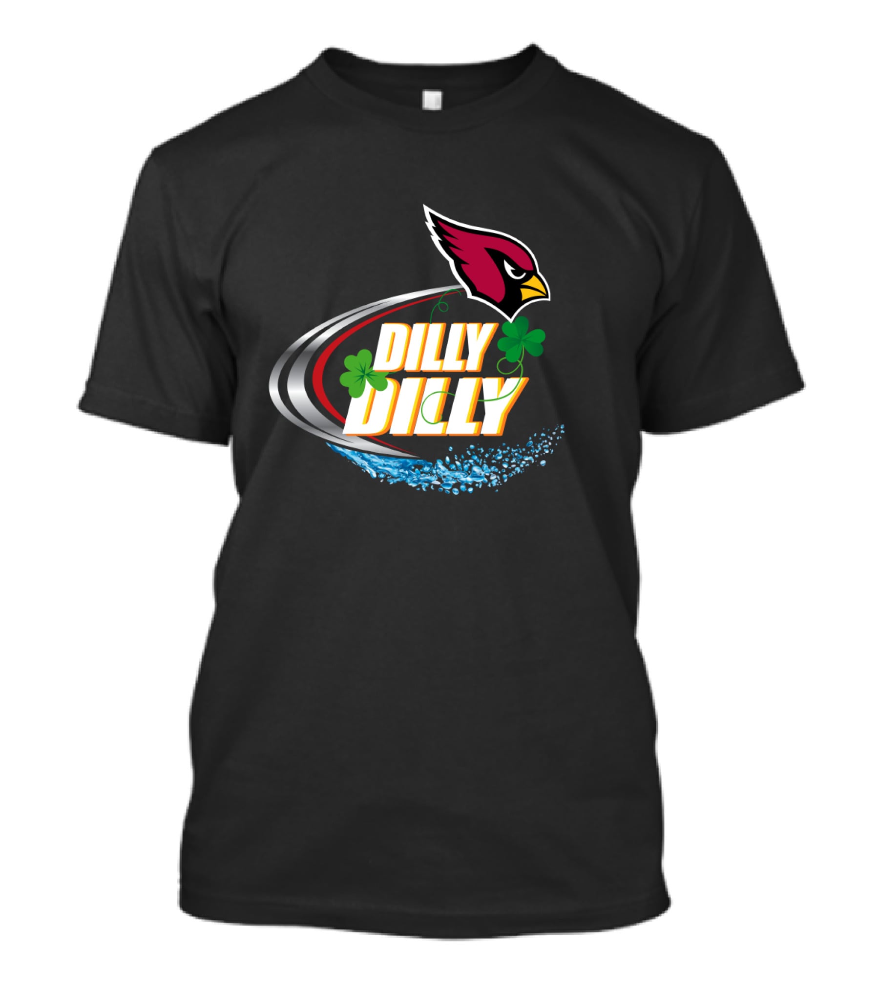 Dilly Dilly Arizona Cardinals Shamrock Splash T-Shirt