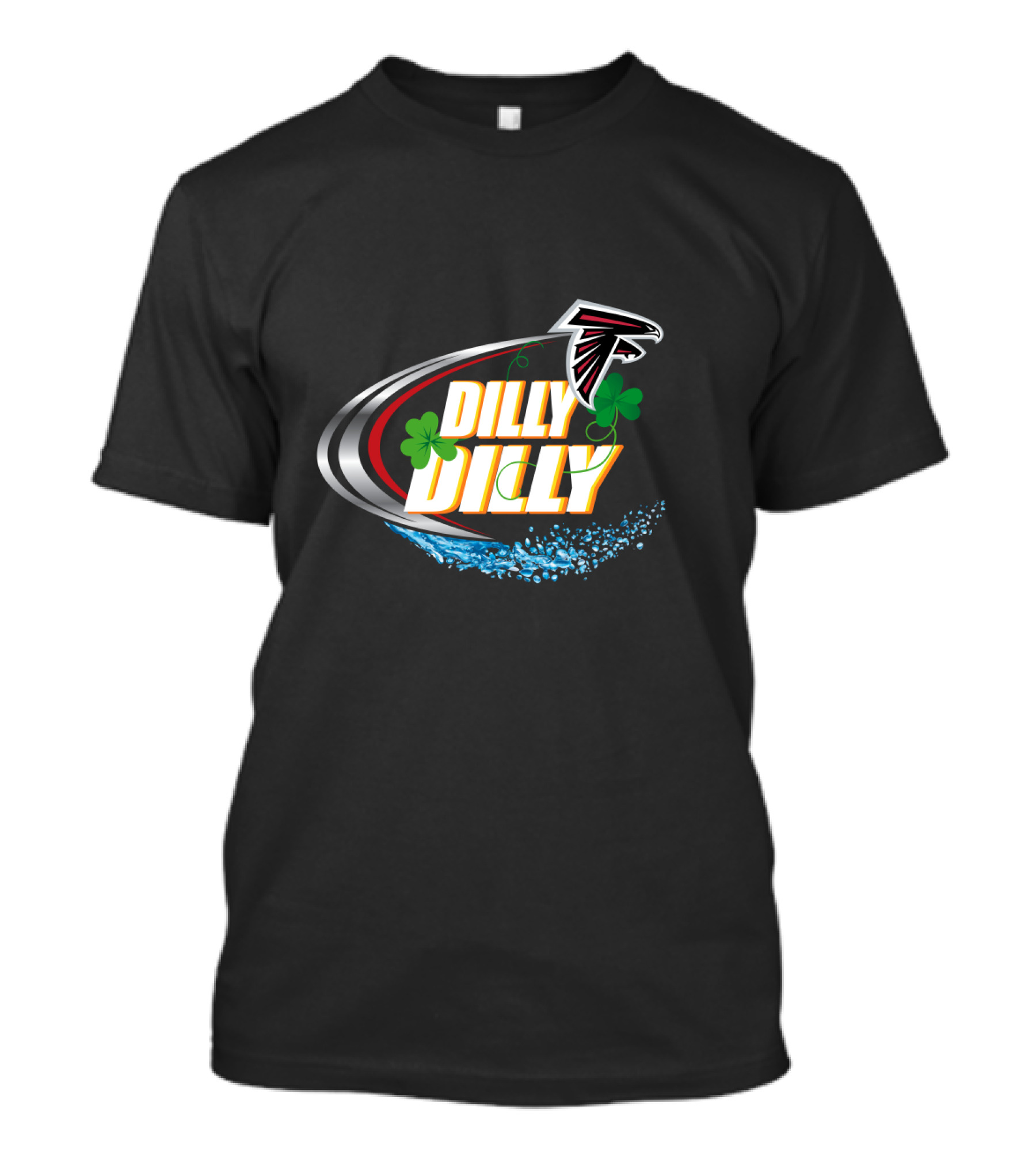 Dilly Dilly Atlanta Falcons Shamrock Splash T-Shirt