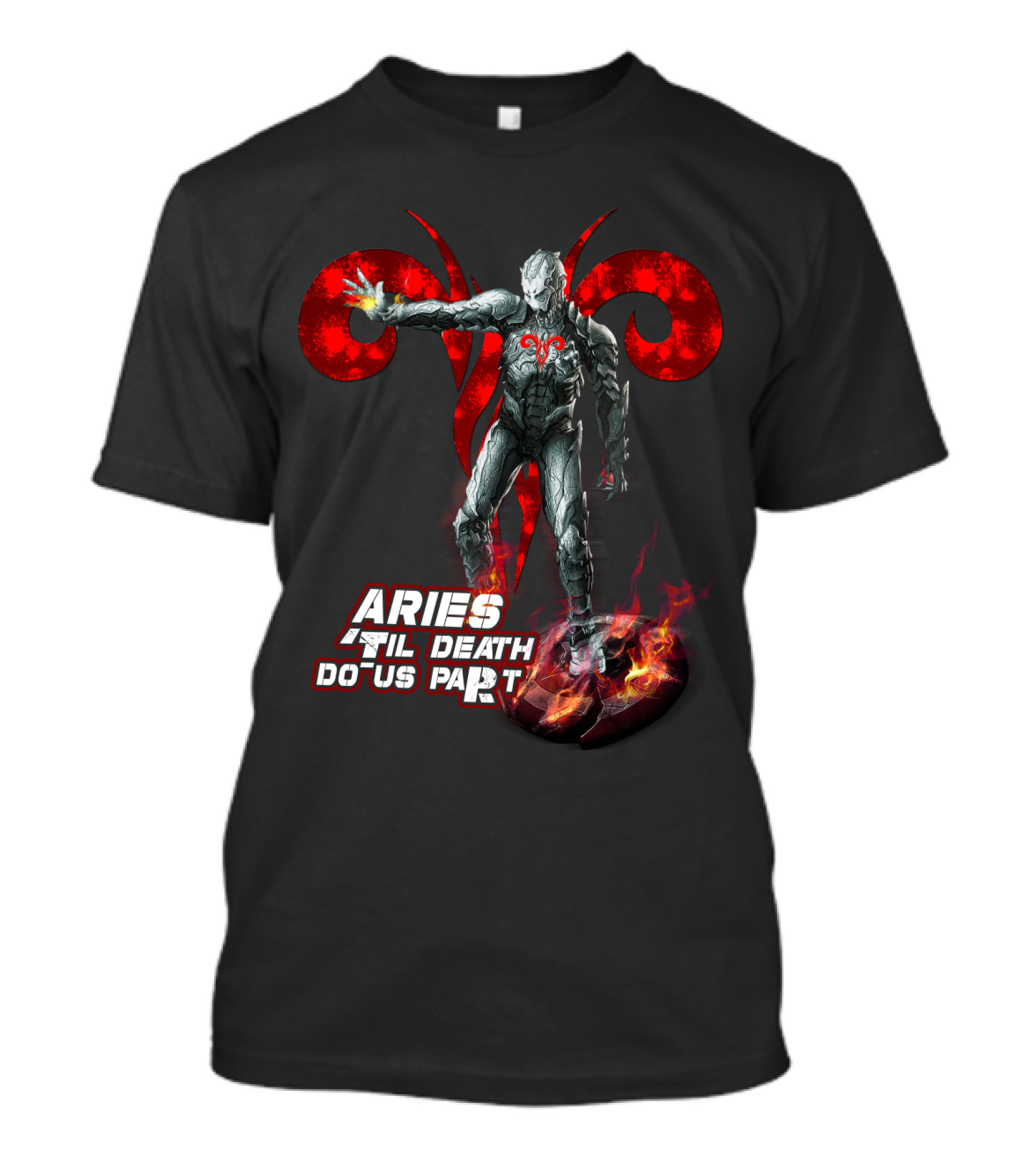 Aries Until Death Do Us Part Iron Man Ultron Marvel Fans T-Shirt