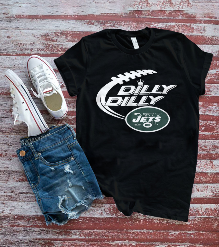 New York Jets Dilly Dilly Bud Light Football Theme T-Shirt