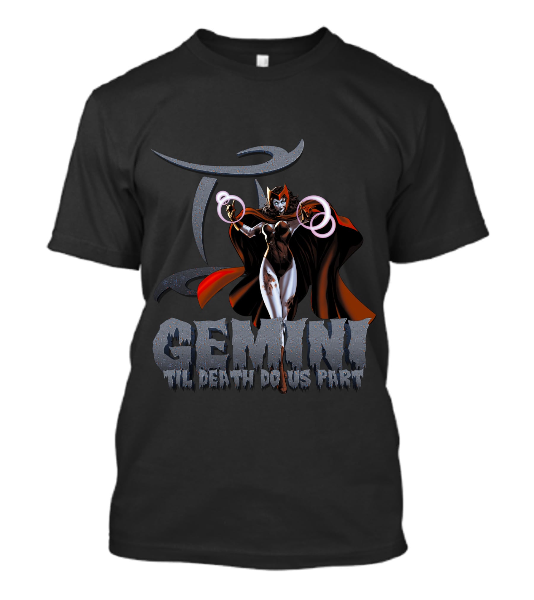 Scarlet Witch Gemini Til Death Do Us Part Marvel Fans T-Shirt