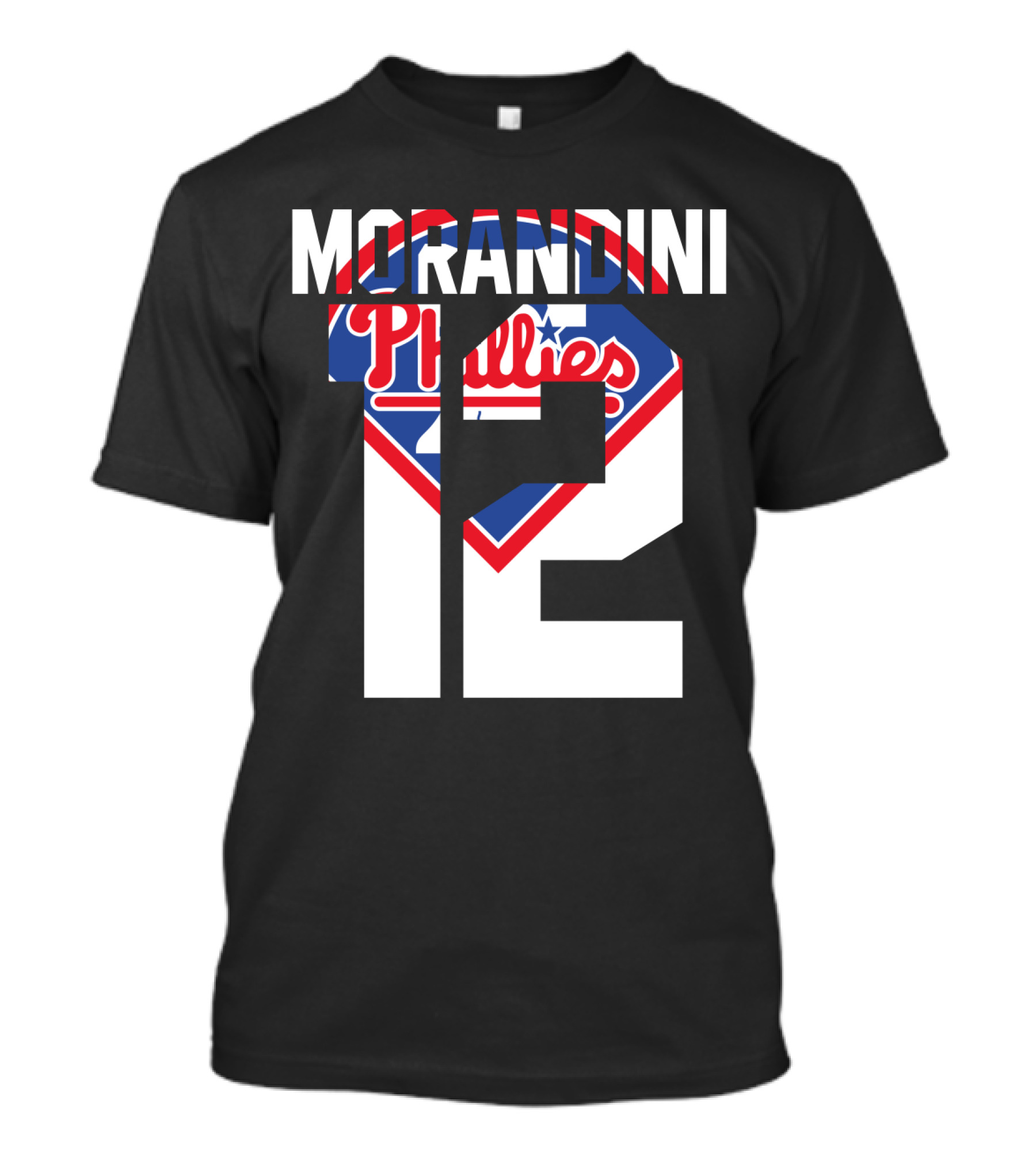 Morandini 12 Philadelphia Phillies 1993 Baseball Team Retro T-Shirt