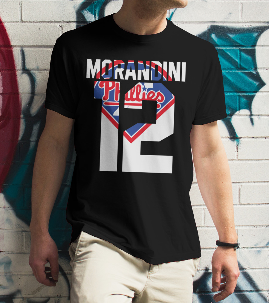 Morandini 12 Philadelphia Phillies 1993 Baseball Team Retro T-Shirt
