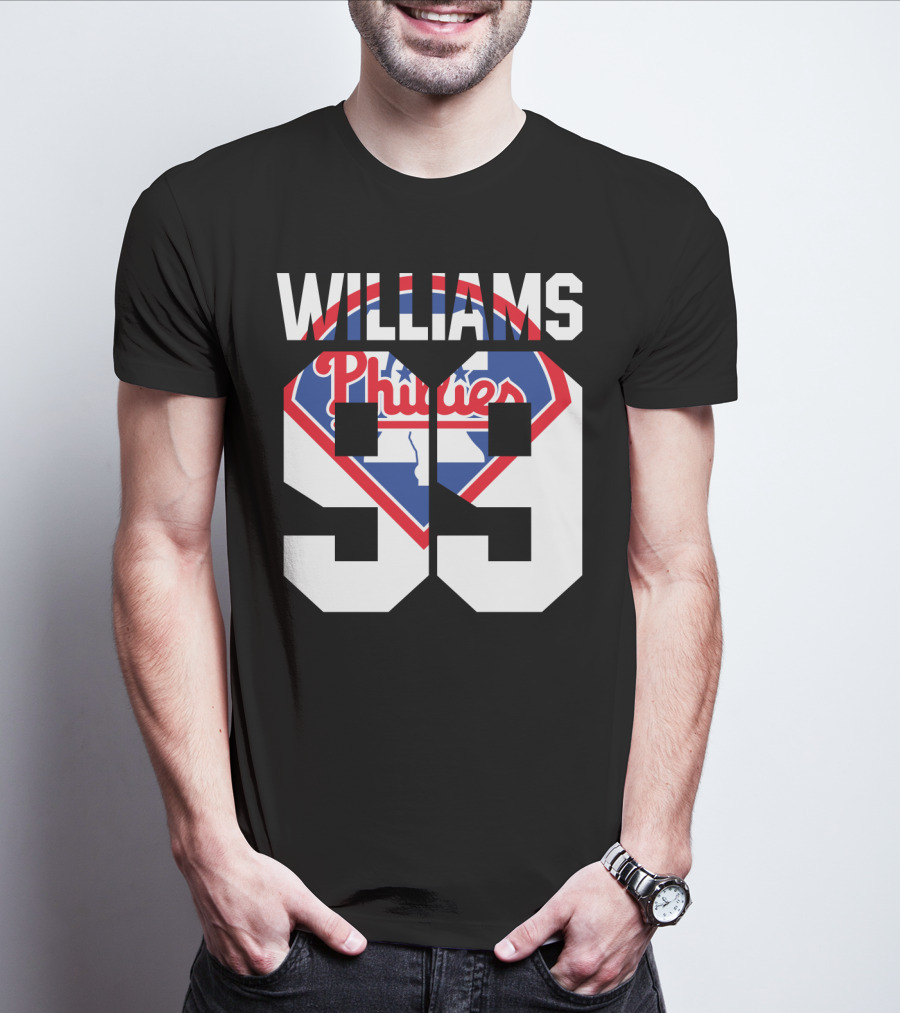 Philadelphia Phillies 1993 Williams 99 Baseball T-Shirt