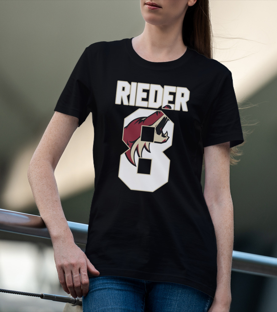 Arizona Coyotes Tobias Rieder Number 8 NHL Team T-Shirt