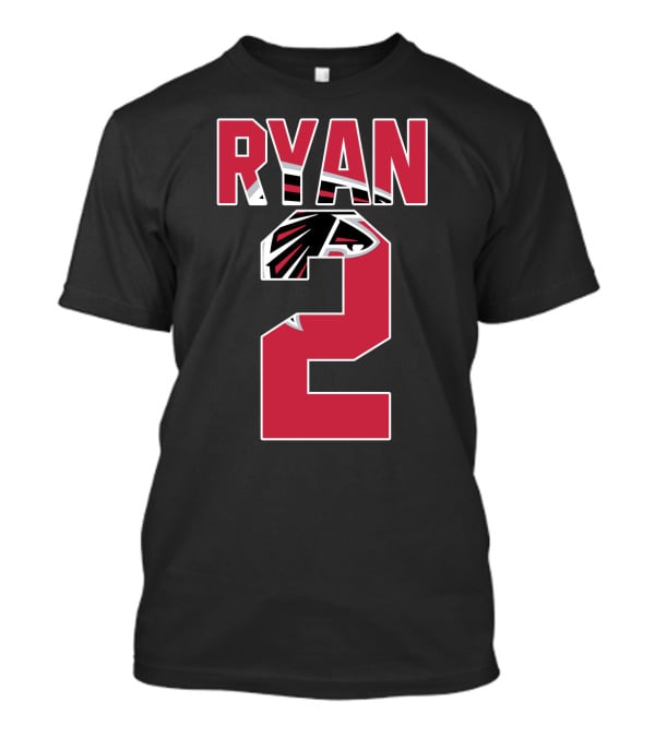 Atlanta Falcons Matt Ryan Number 2 Jersey Fan T-Shirt