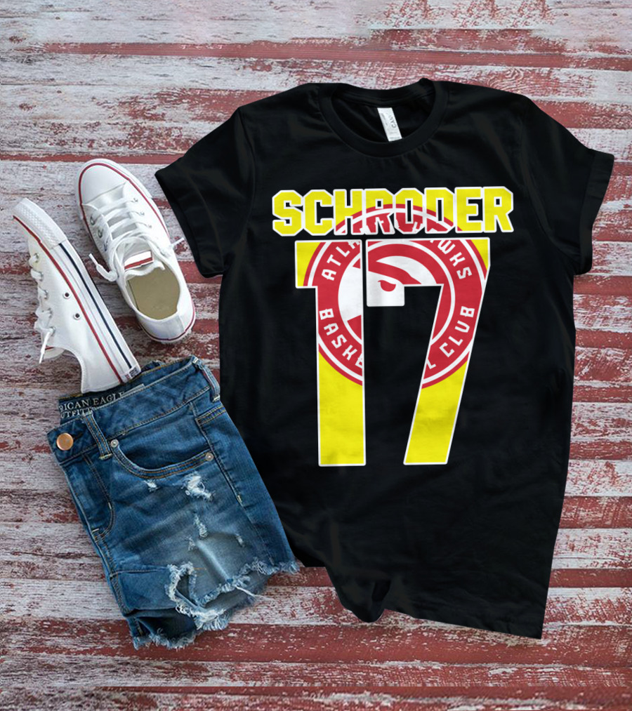 Schroder 17 Atlanta Hawks Basketball Club T-Shirt