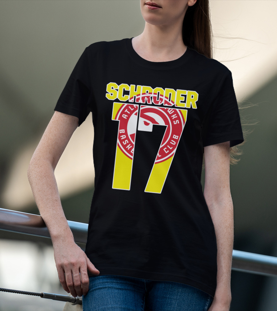 Schroder 17 Atlanta Hawks Basketball Club T-Shirt