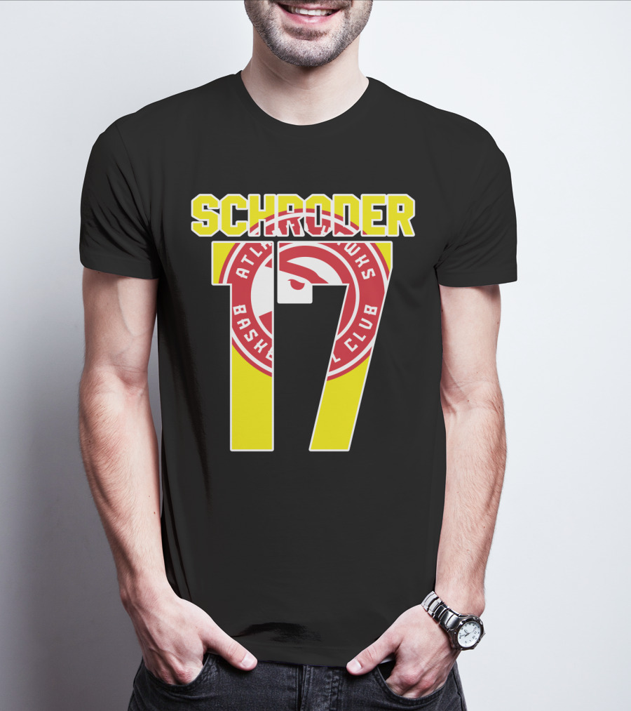 Schroder 17 Atlanta Hawks Basketball Club T-Shirt