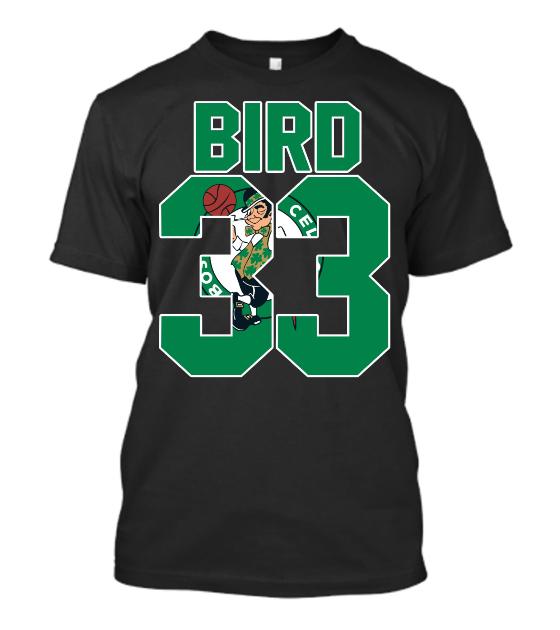Boston Celtics Bird 33 Retro T-Shirt