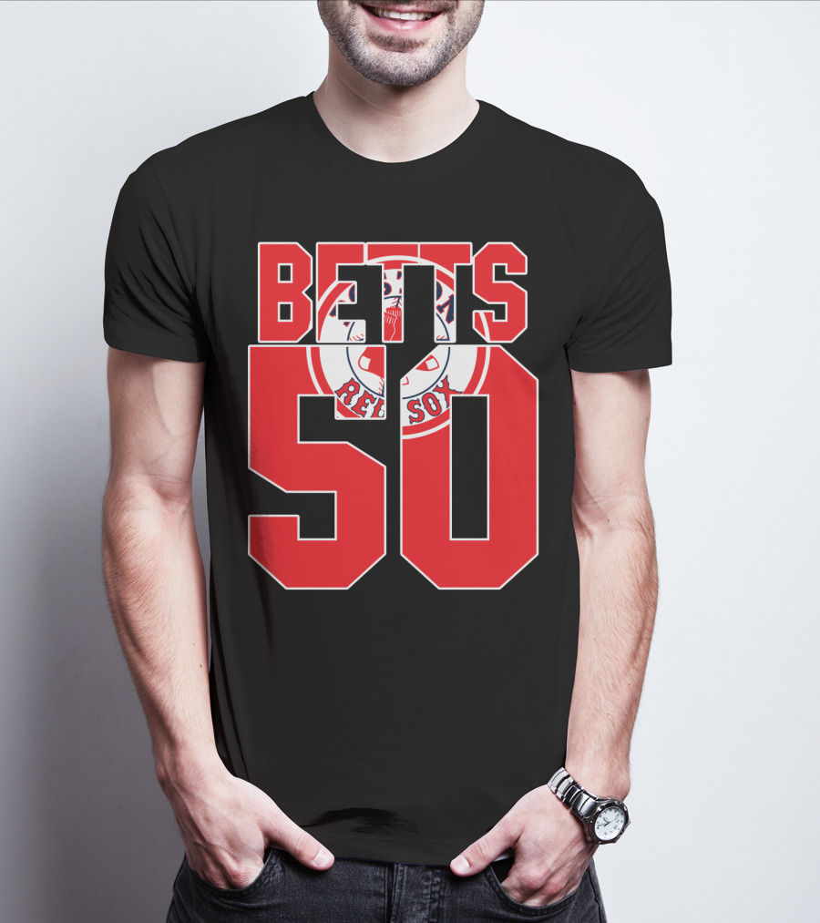 Betts 50 Boston Red Sox T-Shirt