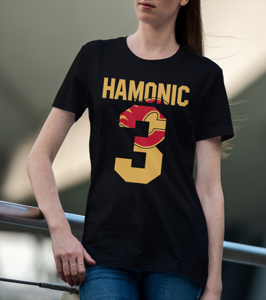 Calgary Flames Hamonic Number 3 NHL Fans Hockey T-Shirt