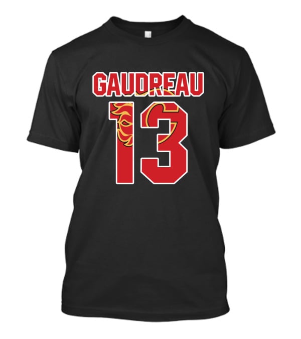 Calgary Flames Johnny Gaudreau 13 NHL Flames T-Shirt