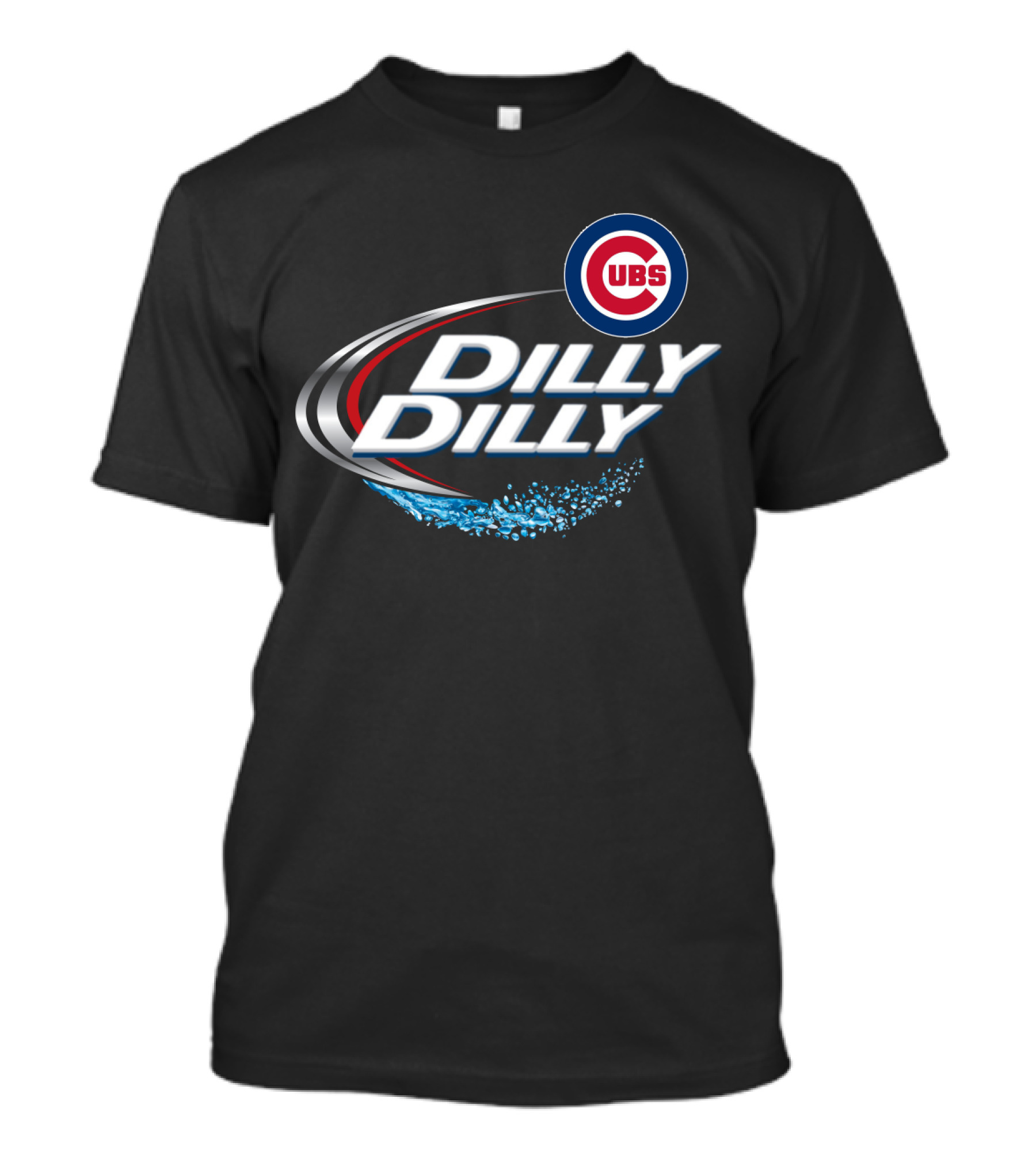 Cubs Dilly Dilly Logo Splash Chicago Sports Fandom T-Shirt