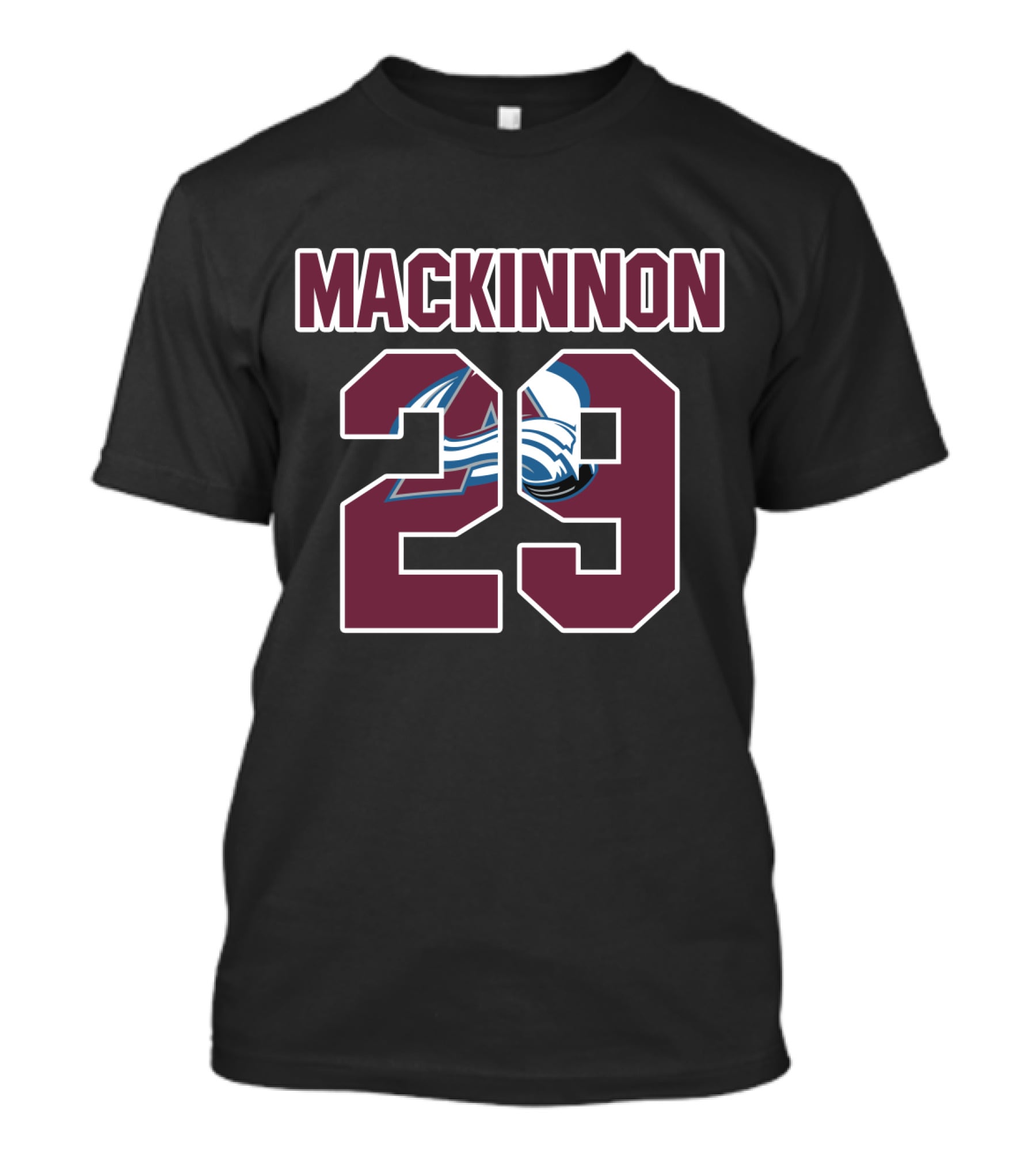 Colorado Avalanche Nathan MacKinnon 29 NHL T-Shirt