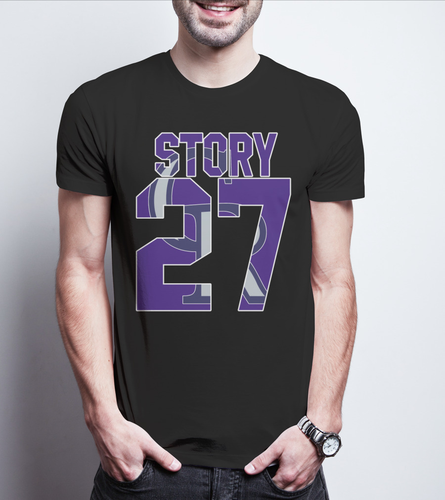 Colorado Rockies Story 27 Player Number T-Shirt