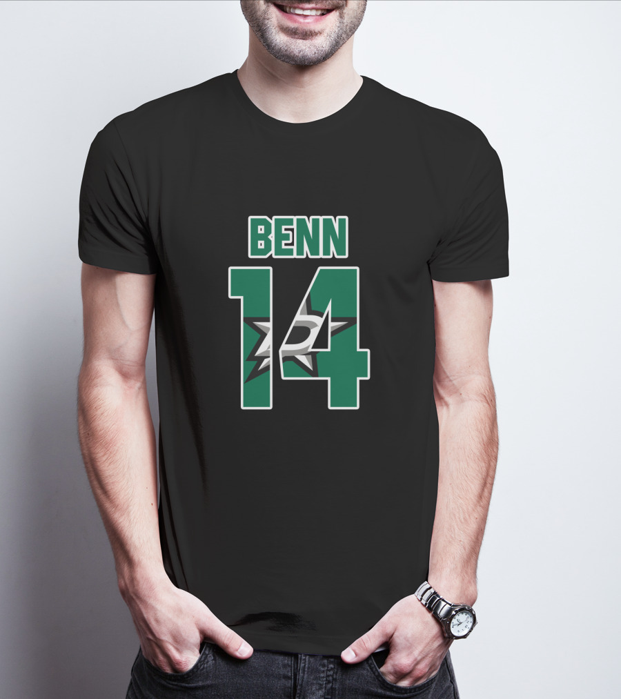 Dallas Stars Benn 14 NHL Hockey Fans T-Shirt