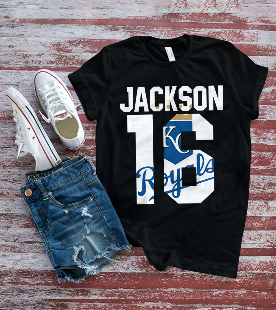 Kansas City Royals Jackson 16 KC T-Shirt