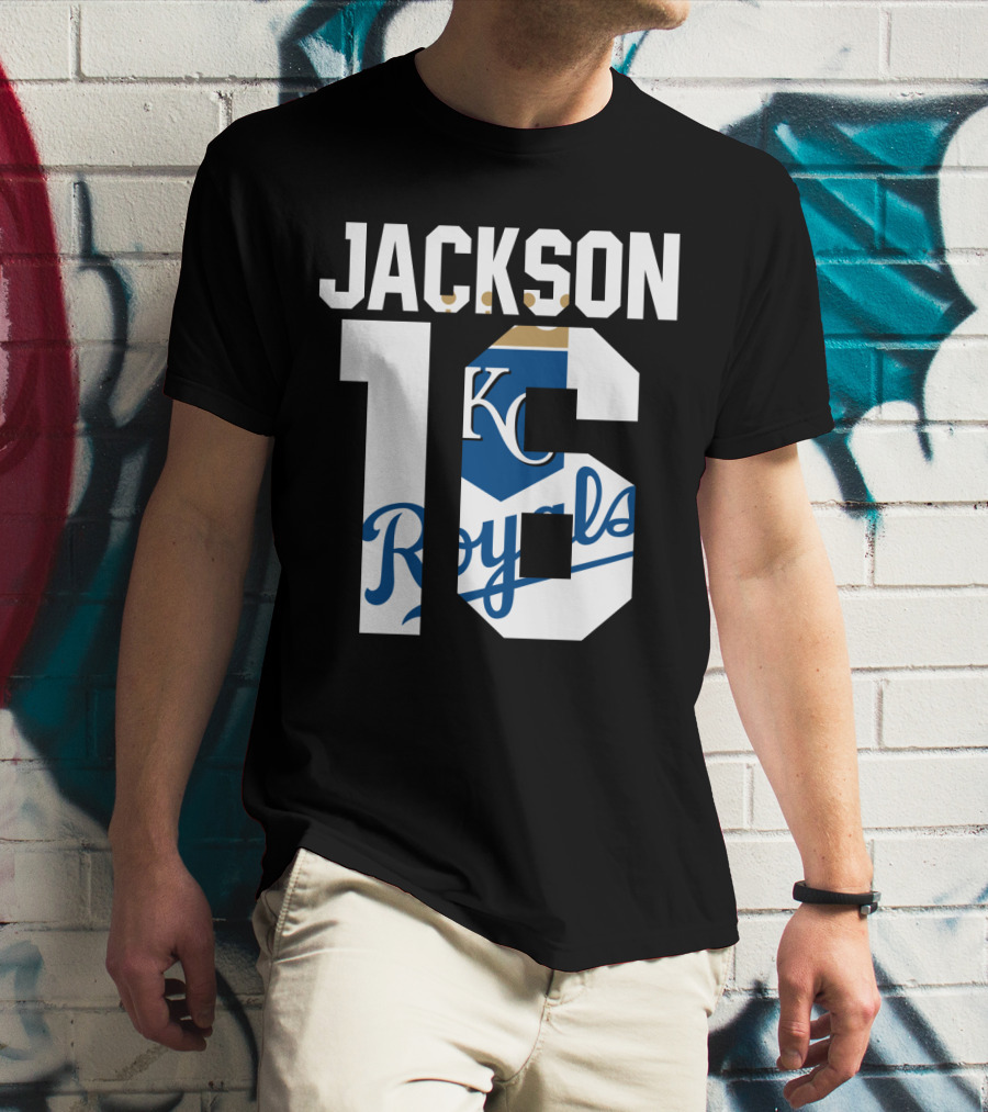 Kansas City Royals Jackson 16 KC T-Shirt