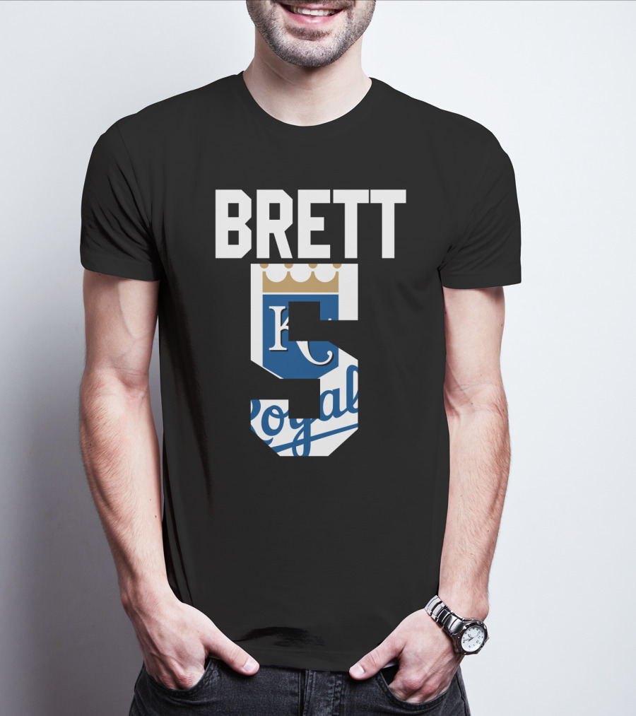 George Brett Kansas City Royals Number 5 KC Royals T-Shirt