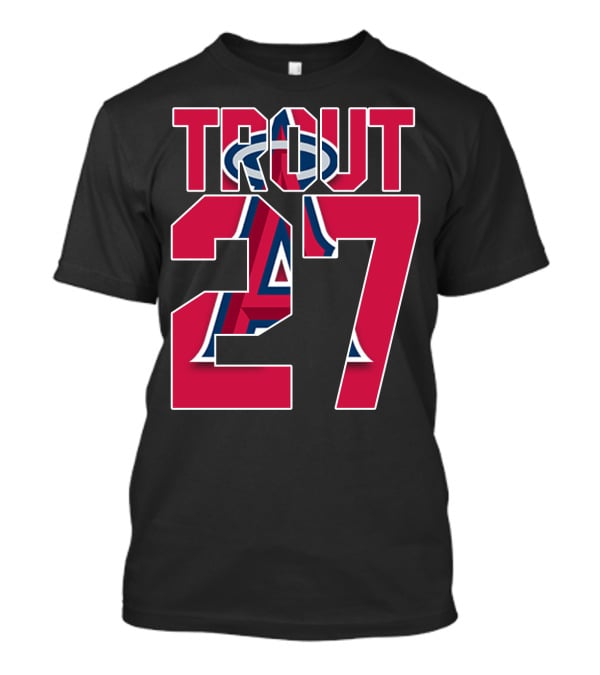 Trout 27 Los Angeles Angels T-Shirt