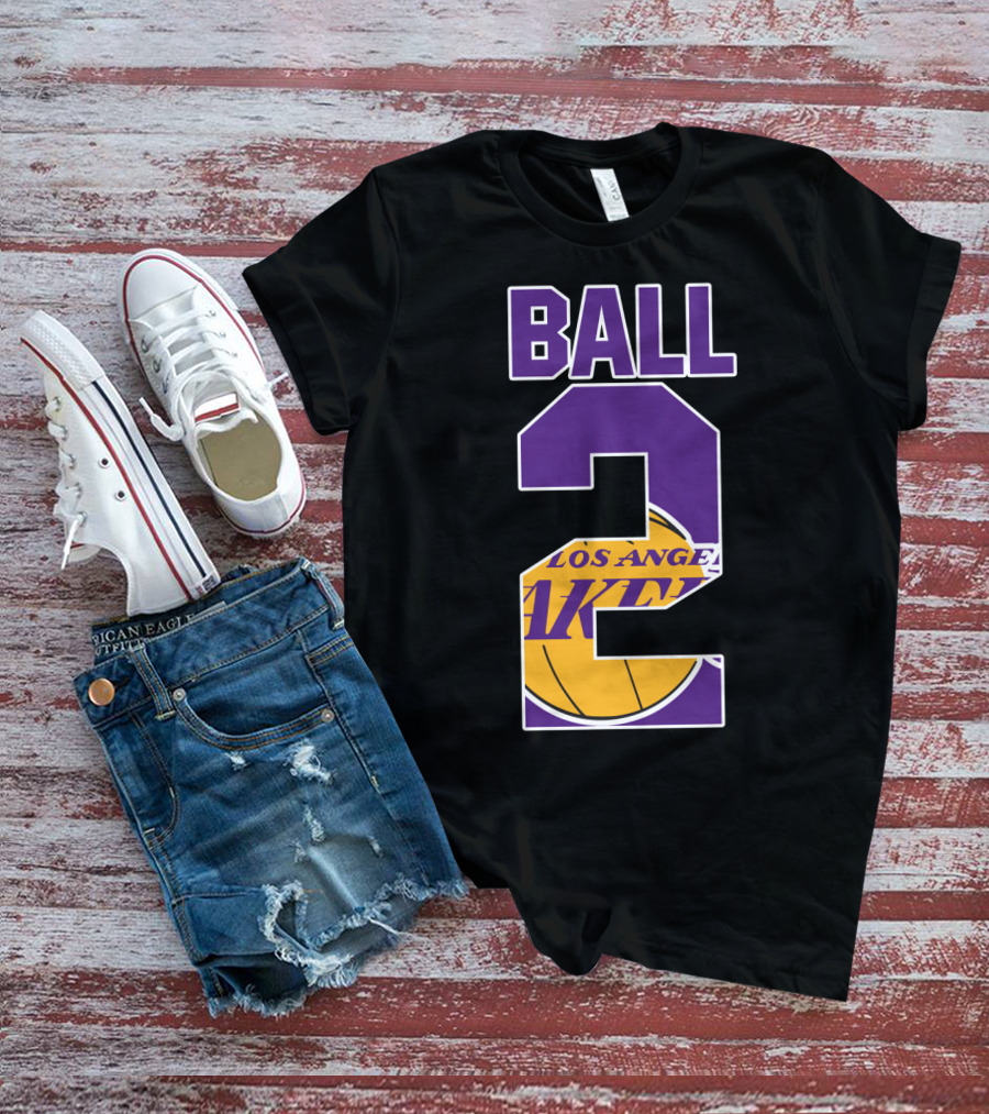 Los Angeles Lakers Lonzo Ball 2 T-Shirt