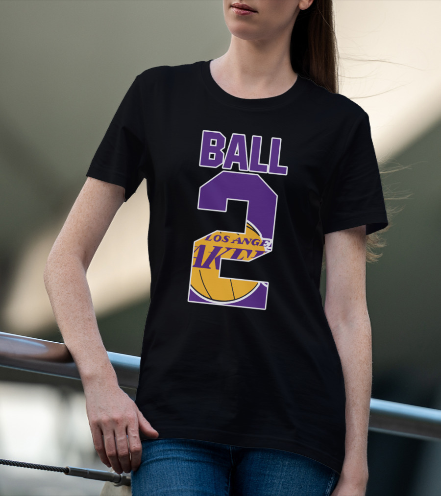 Los Angeles Lakers Lonzo Ball 2 T-Shirt