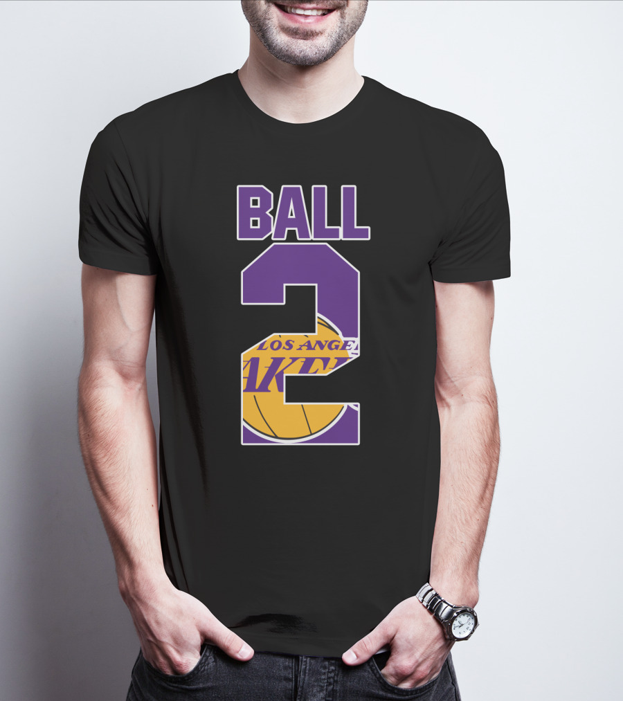 Los Angeles Lakers Lonzo Ball 2 T-Shirt