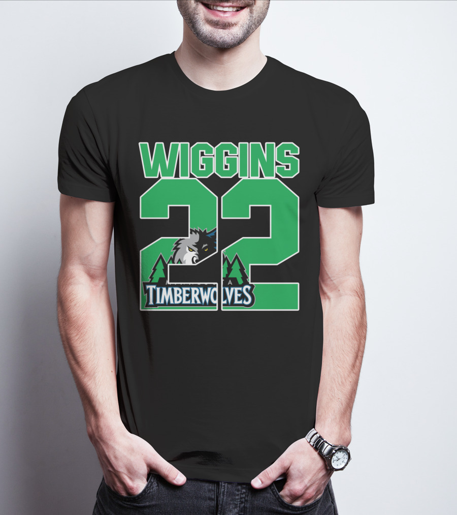 Wiggins 22 Minnesota Timberwolves T-Shirt