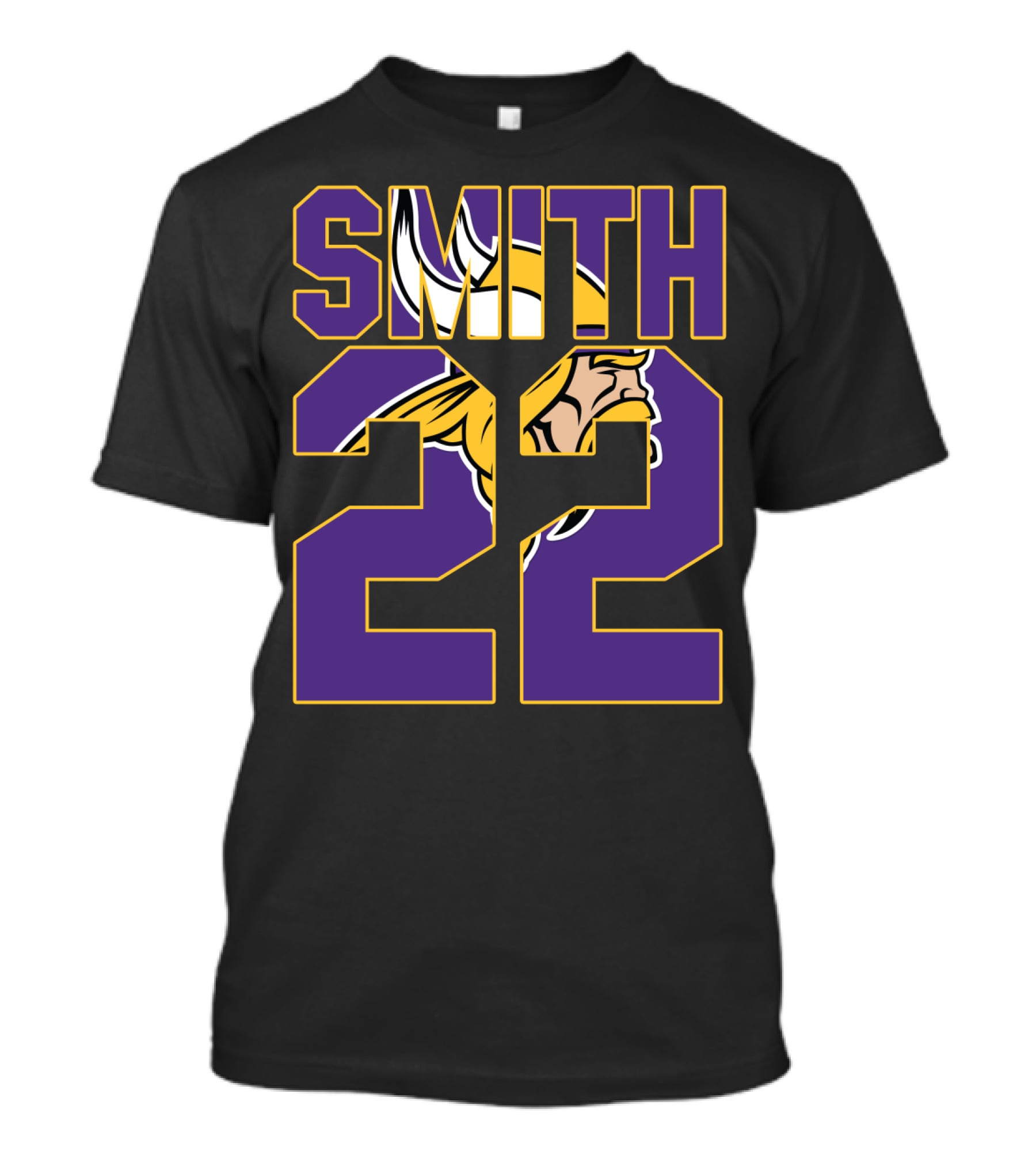 Minnesota Vikings Smith 22 Jersey T-Shirt