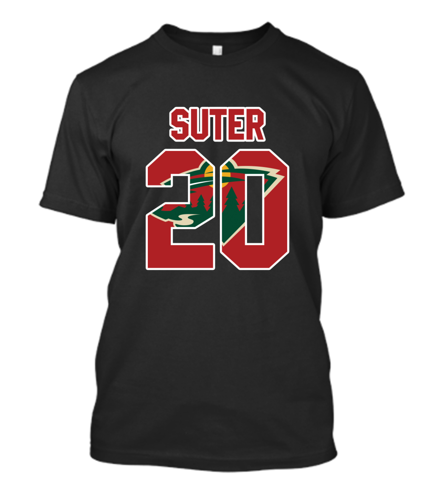 Minnesota Wild Suter 20 NHL Player Jersey T-Shirt