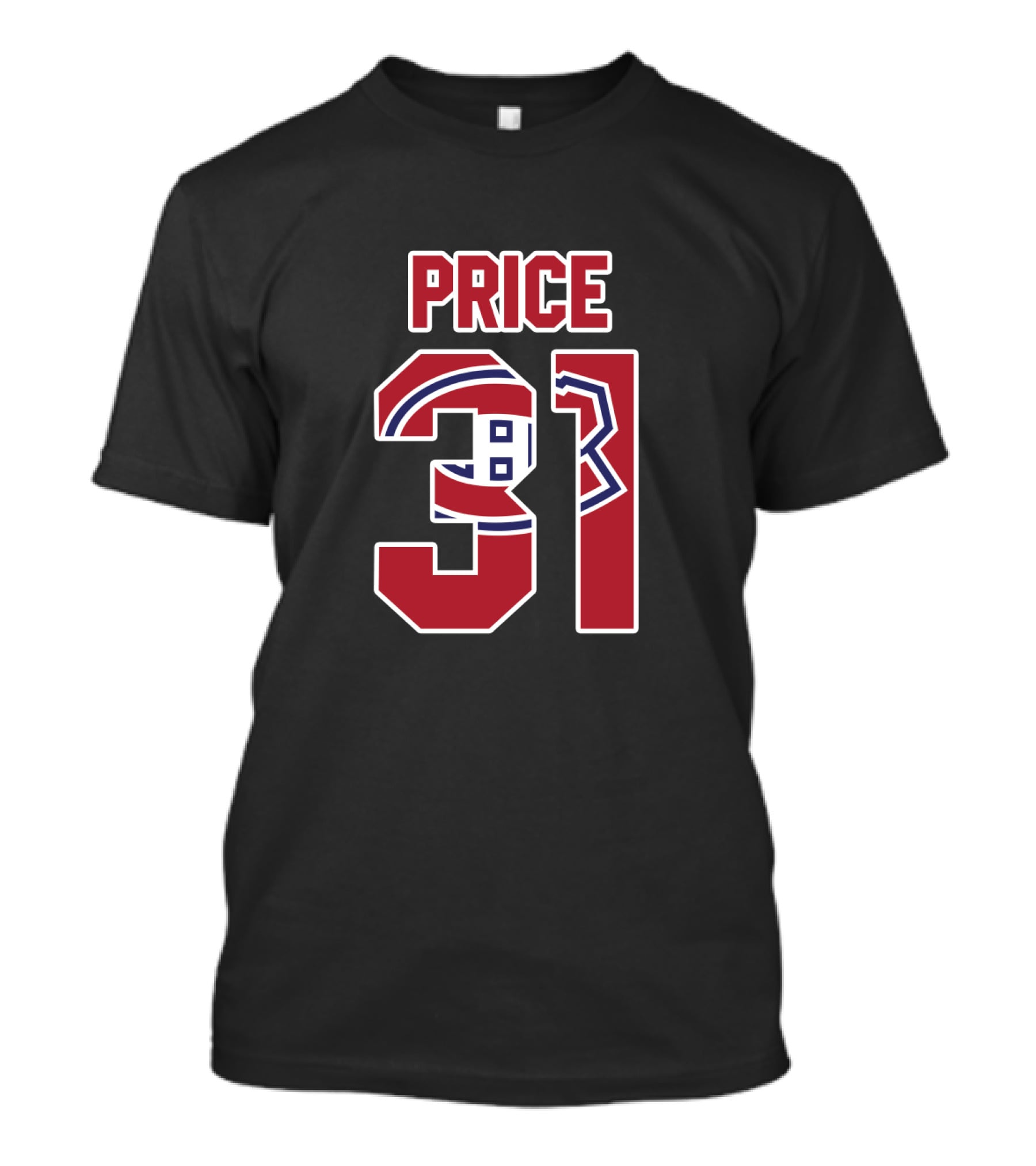 Price 31 Montreal Canadiens Carey Price NHL Hockey Player Jersey T-Shirt