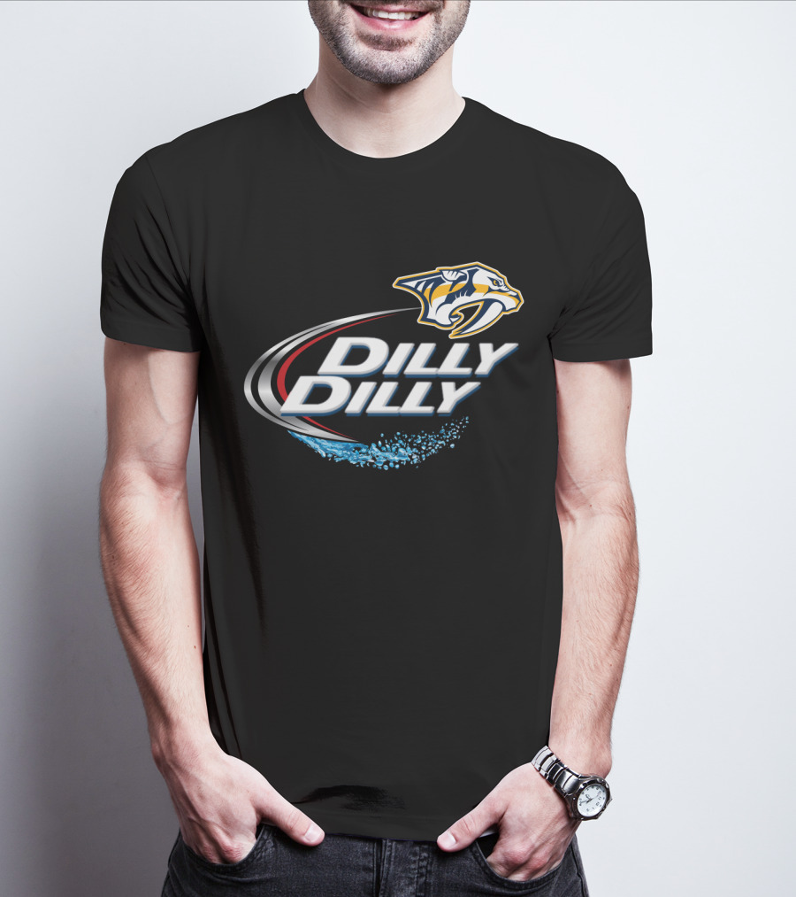 Nashville Predators Dilly Dilly Logo For NHL Fan T-Shirt