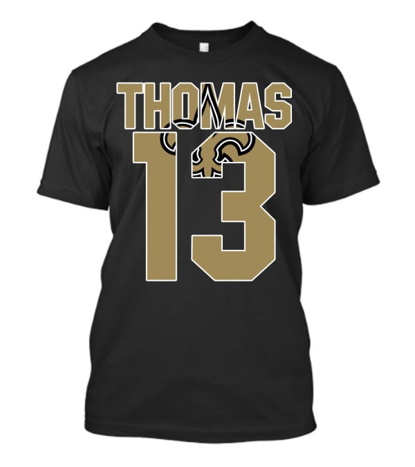 New Orleans Saints Thomas 13 Player Jersey T-Shirt