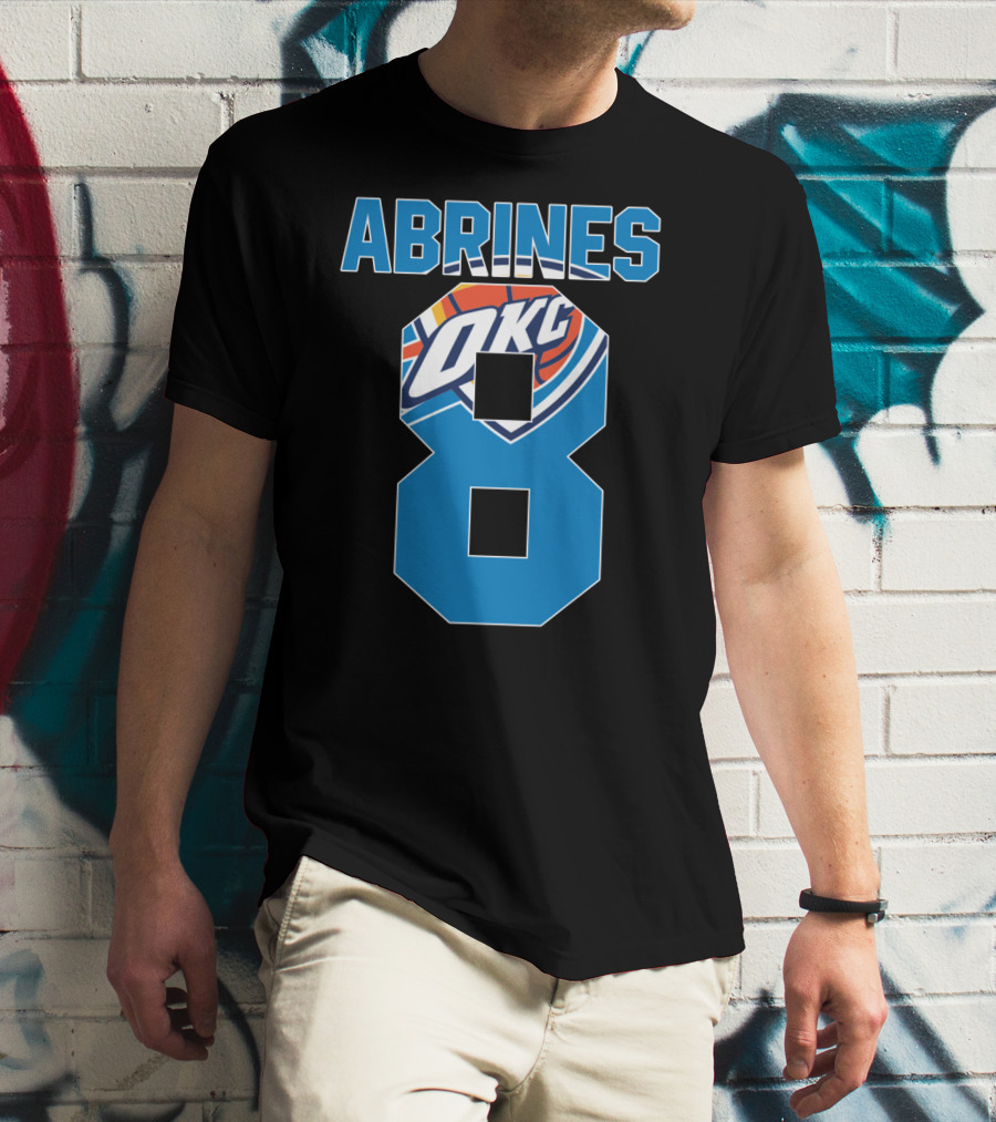 Oklahoma City Thunder Abrines 8 Okc Basketball Nba T-Shirt
