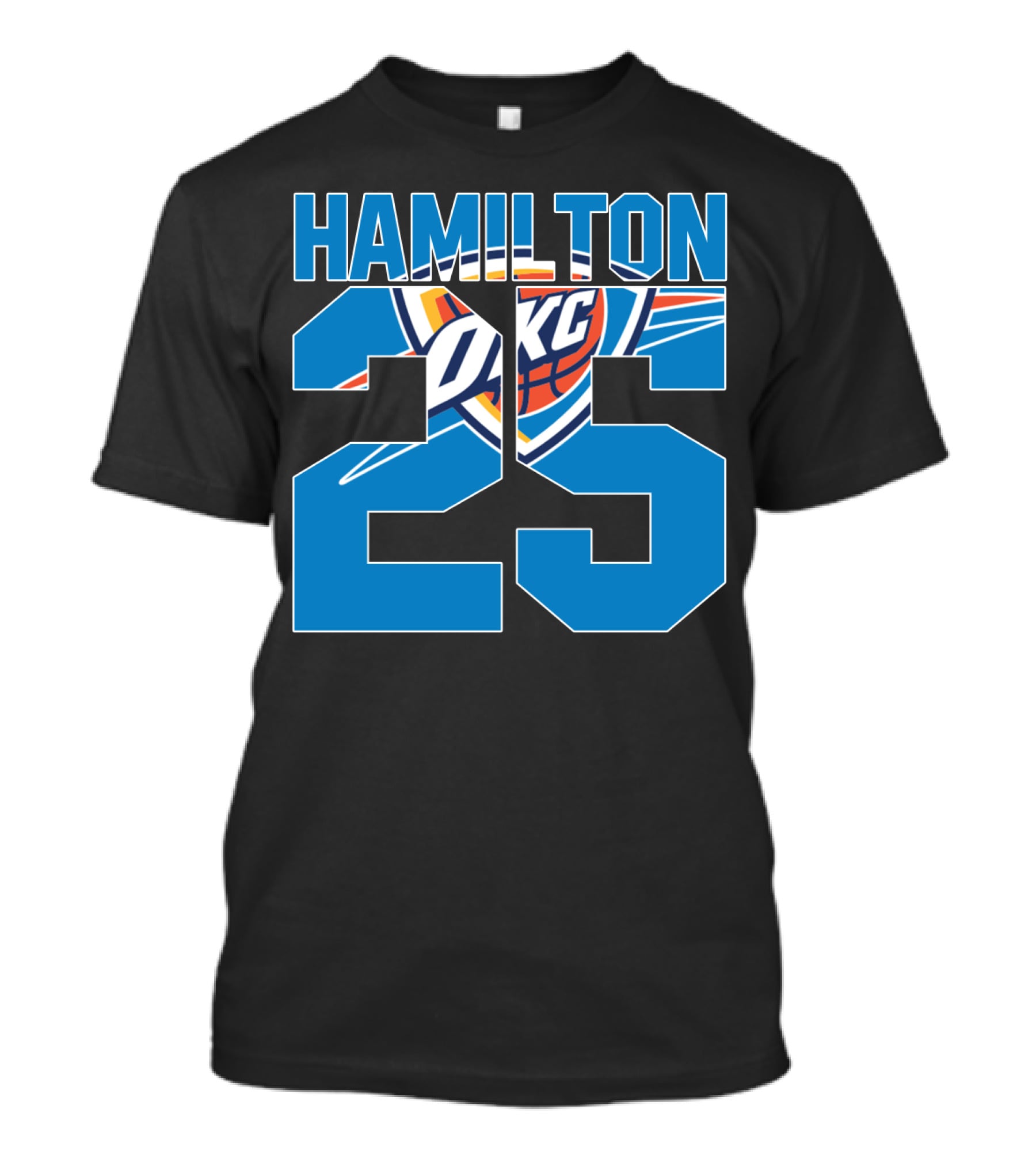 Oklahoma City Thunder Hamilton 25 Okc Nba T-Shirt