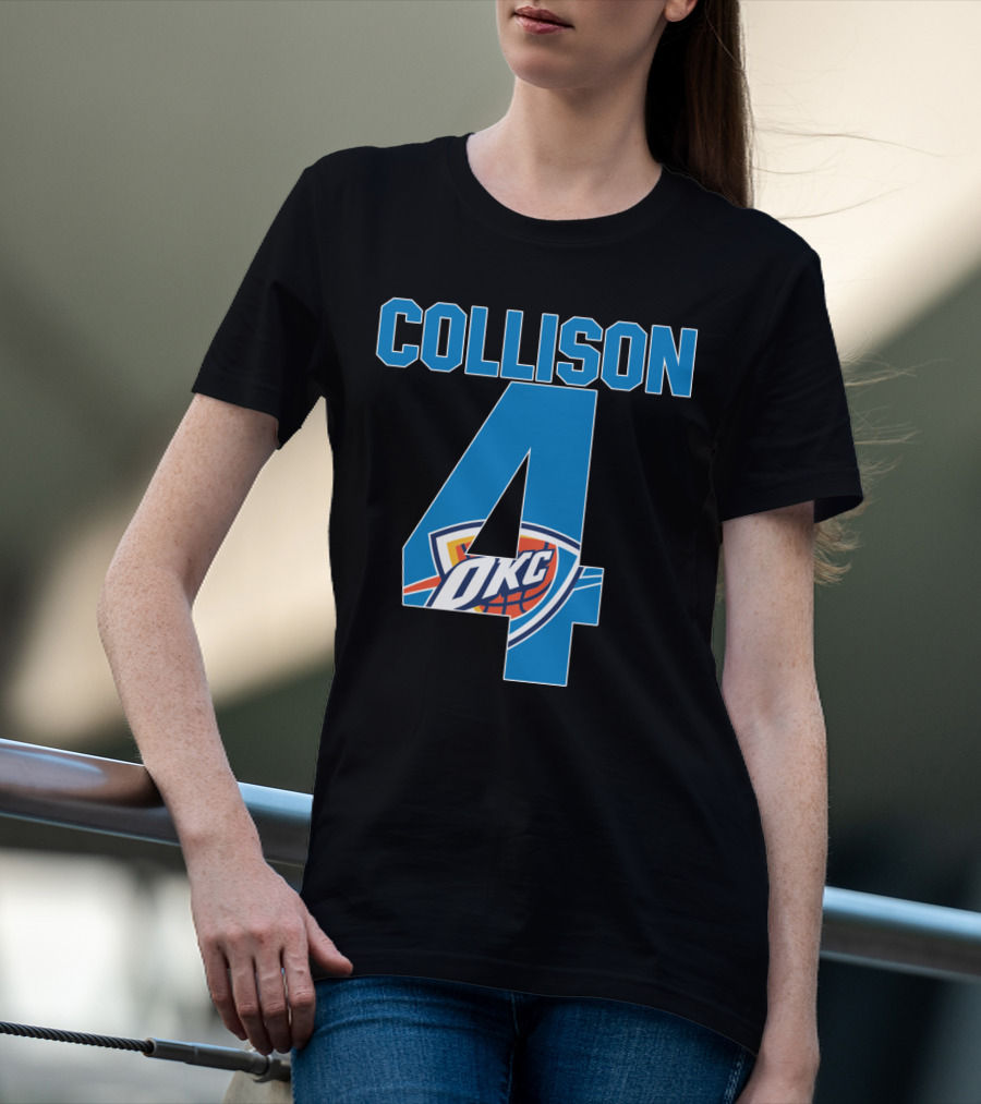 Collison 4 Okc Thunder Nba T-Shirt