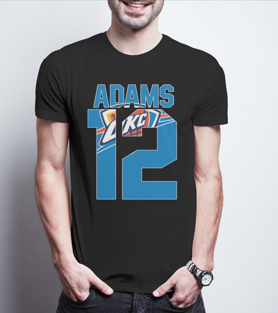 Adams 12 Okc Thunder Nba T-Shirt