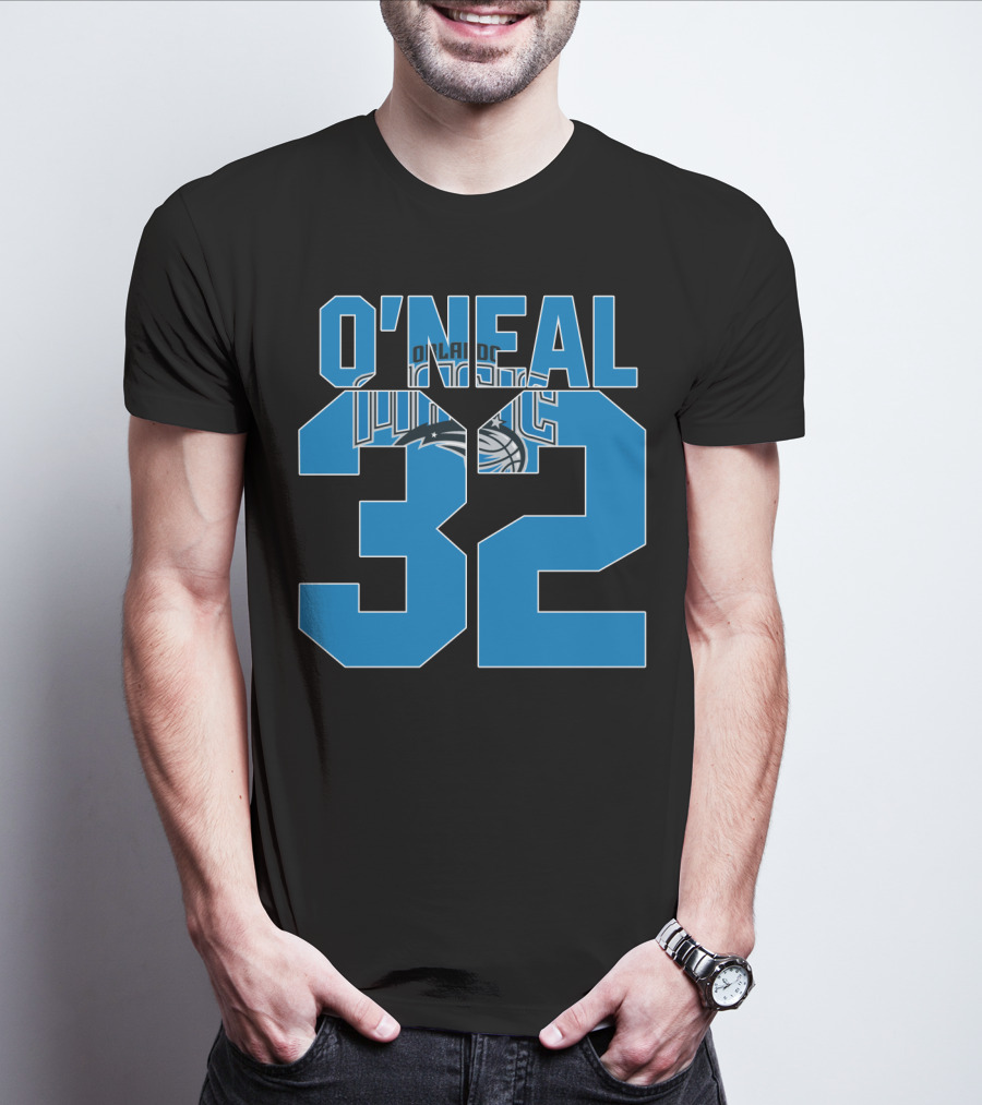 Orlando Magic Shaquille O'neal 32 Nba Basketball T-Shirt