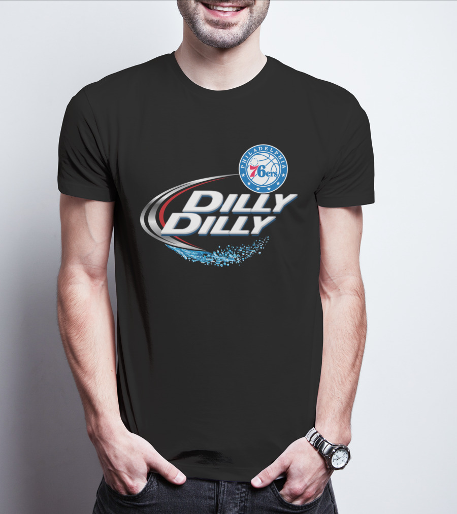 Philadelphia 76ers Dilly Dilly Splash Fans T-Shirt
