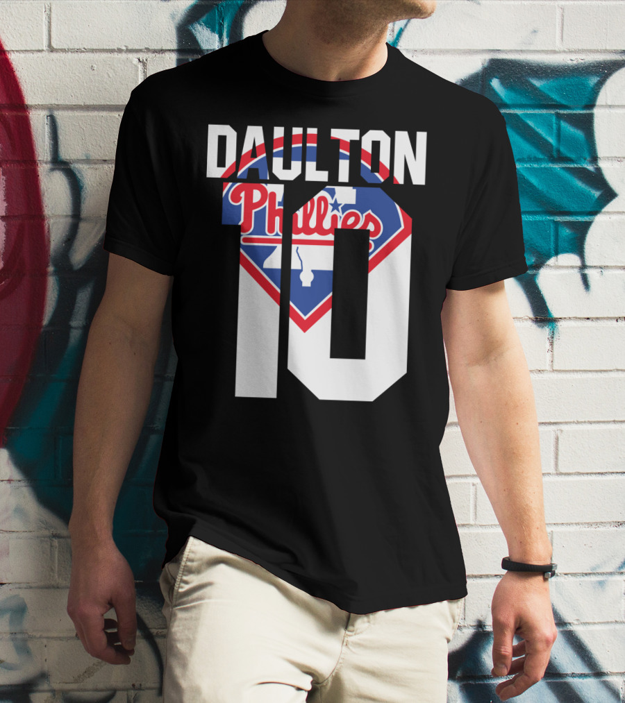 Philadelphia Phillies Daulton 10 Baseball T-Shirt