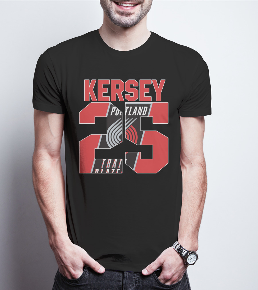 Portland Trail Blazers Kersey 25 Nba Jersey T-Shirt
