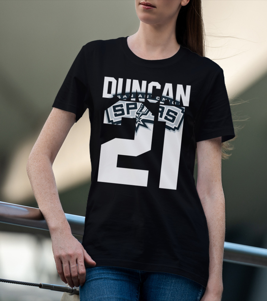 San Antonio Spurs Duncan 21 Nba T-Shirt