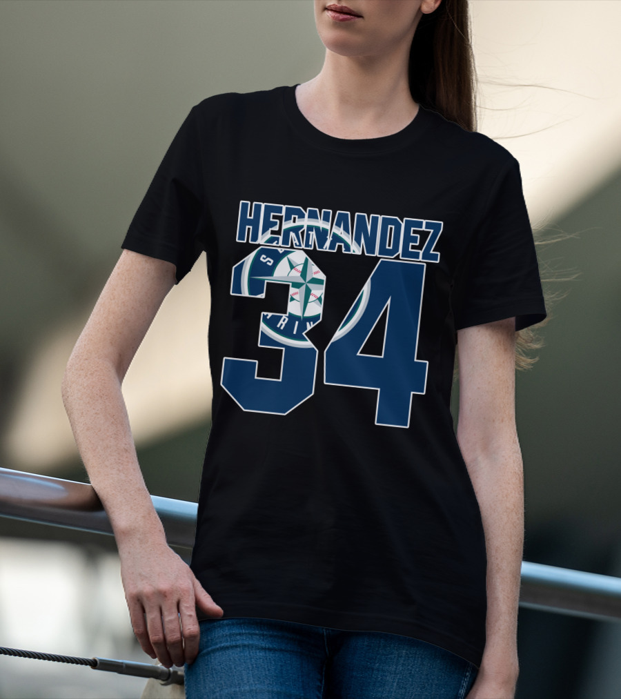 Seattle Mariners Hernandez 34 T-Shirt