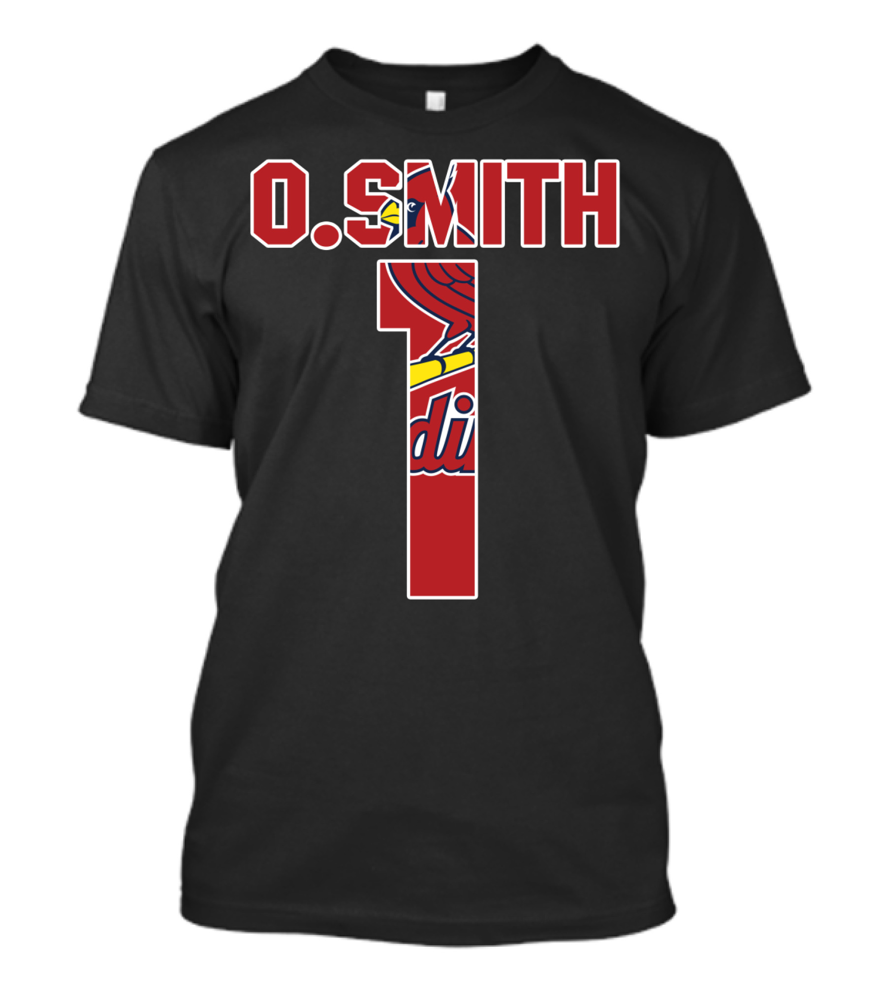 O. Smith 1 St. Louis Cardinals Jersey T-Shirt